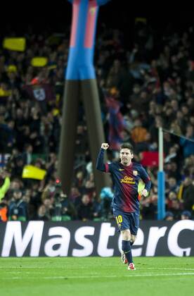 12.03.2013, Barcelona - UEFA Champions League 2012 2013 - FC Barcelona (Barca) vs AC Mailand - Lionel Messi - Master - 