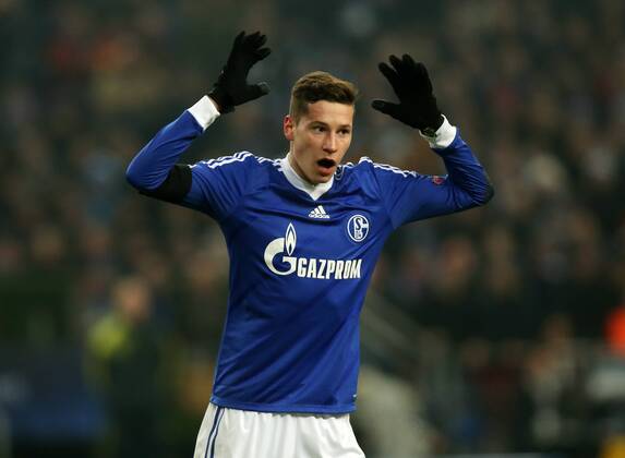 Julian Draxler Einzelbild Aktion enttäuscht FC Schalke 04 - Galatasaray Istanbul 12.03.2013 Fußball Fussball Veltins-Arena Gelsenkirchen Herren UEFA Championsleague Achtelfinale Saison 2012 2013