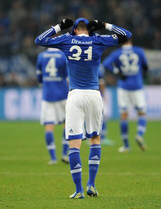 12-03-2013, Fussball, Saison 2012-2013, UEFA Champions League, Achtelfinale, Rückspiel, FC Schalke 04 - Galatasaray Istanbul, Julian Draxler (Schalke 04) nach dem Abpfiff