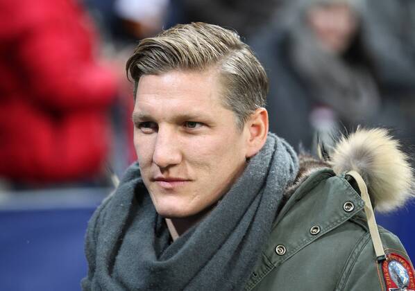 FUSSBALL - CL, Bayern vs Arsenal MUENCHEN,DEUTSCHLAND,13.MAR.13 - FUSSBALL - UEFA Champions League, Achtelfinale, FC Bayern München vs Arsenal FC. Bild zeigt Bastian Schweinsteiger (Bayern). 