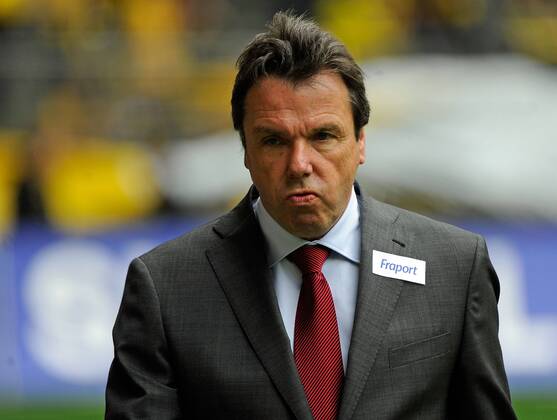 14.05.2011, 1.Bundesliga, Borussia Dortmund - Eintracht Frankfurt v.l. Heribert Bruchhagen (Vorstandsvorsitzender der Eintracht Frankfurt Fussball AG)