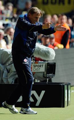 14.05.2011, 1.Bundesliga, Borussia Dortmund - Eintracht Frankfurt v.l. Trainer Christoph Daum (Eintracht Frankfurt)
