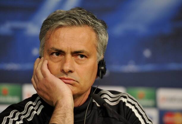 Jose Mourinho, coach and manager of Real Madrid C.F., in the press conference before game - Real Madrid - Galatasaray - UEFA Champions League 2012 2013 - Quarters Finals- First Leg Match- 02 04 2013 - @ Francesca Ceciarini NJF Media 