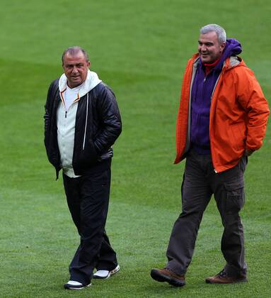 Galatasaray was having the last training before the Real Madrid match that they will play tomorrow in Madrid, Spain. 02.04.2013 Pictured: Head Coach Fatih Terim 