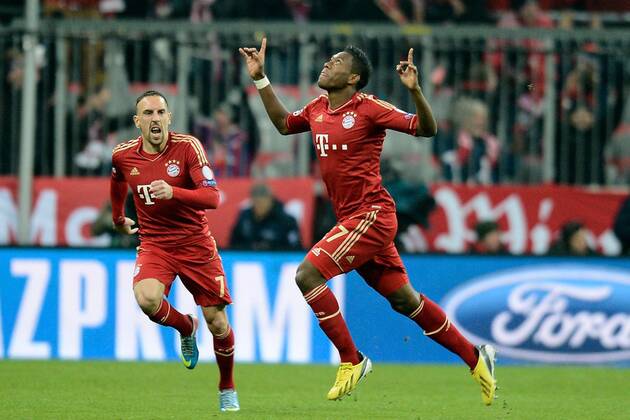 Munich 02 04 2013 - Champions League FC Bayern München - Juventus Turin; David Alaba 