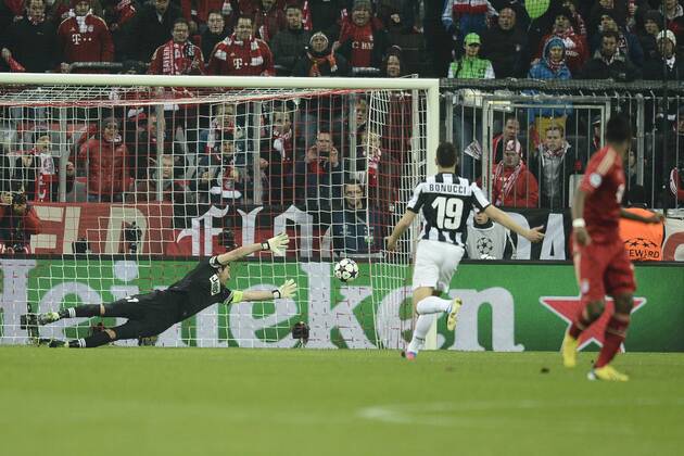 Munich 02 04 2013 - Champions League FC Bayern München - Juventus Turin; David Alaba 