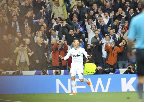 03.04.2013, UEFA Champions League, Real Madrid - Galatasaray Istanbul, v.l. Cristiano Ronaldo (Real Madrid)