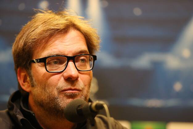 Montag, 08.04.2013, UEFA Champions League Viertelfinale Rückspiel, Saison 2012 2013 im Dortmunder Signal Iduna Park, Pressekonferenz vor dem Spiel zwischen dem BVB Borussia Dortmund und Malaga CF, Trainer Jürgen Klopp (BVB)