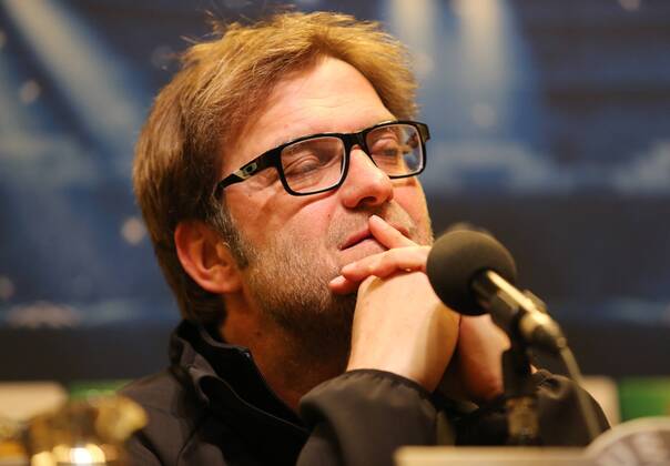 Montag, 08.04.2013, UEFA Champions League Viertelfinale Rückspiel, Saison 2012 2013 im Dortmunder Signal Iduna Park, Pressekonferenz vor dem Spiel zwischen dem BVB Borussia Dortmund und Malaga CF, Trainer Jürgen Klopp (BVB)