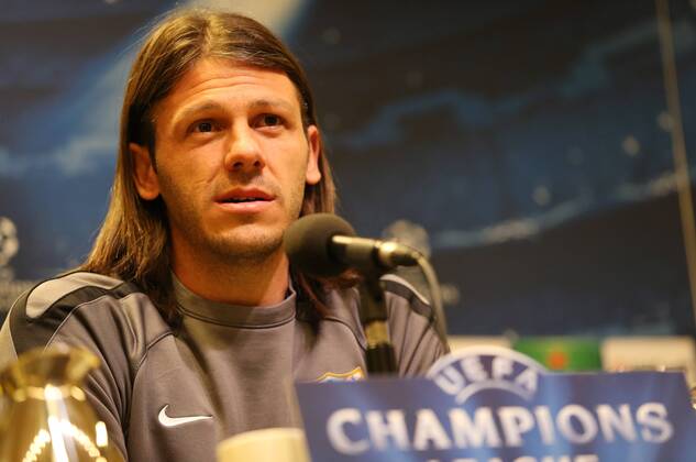 Montag, 08.04.2013, UEFA Champions League Viertelfinale Rückspiel, Saison 2012 2013 im Dortmunder Signal Iduna Park, Pressekonferenz vor dem Spiel zwischen dem BVB Borussia Dortmund und Malaga CF, Martin Demichelis (Malaga)