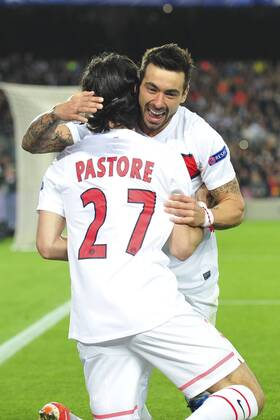 Javier Pastore (PSG) - FC Barcelona vs PSG Paris Saint Germain - 10 04 2013 JBAutissier Panoramic 