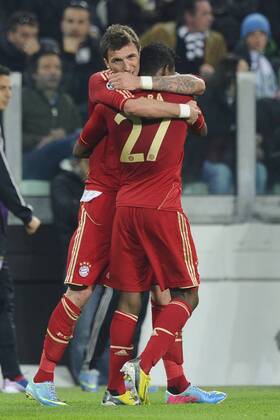 Mg Torino 10 04 2013 - Champions League Juventus Turin Juve - FC Bayern München : Mario Mandzukic 