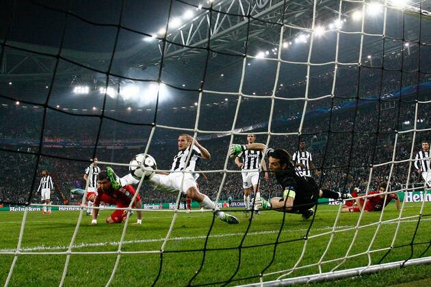Mg Torino 10 04 2013 - Champions League Juventus Turin Juve - FC Bayern München : Mario Mandzukic 