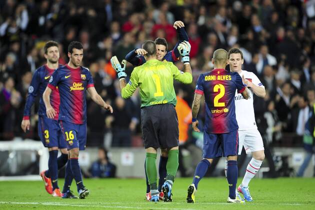 Jubel Barcelona (Barcelona) - FC Barcelona (Barca) vs PSG Paris Saint Germain - JBAutissierxPanoramic 