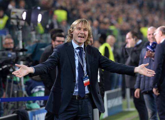 FUSSBALL CHAMPIONS LEAGUE VIERTELFINALE RUECKSPIEL 2012 2013 Juventus Turin - FC Bayern Muenchen 10.04.2013 Sportdirektor Pavel Nedved (Juventus Turin) 