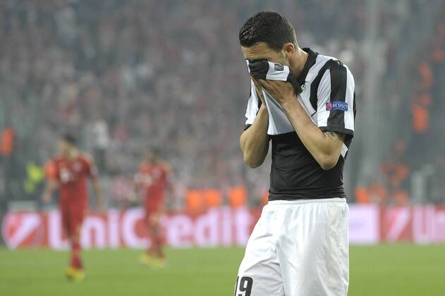Leonardo Bonucci Juventus Torino 10 04 2013 Juventus Stadium Football Calcio Champions League Season 2012 13 Juventus vs BAYERN MÜNCHEN federicoxtardito