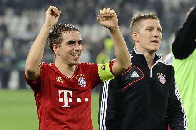 Db Torino 10 04 2013 - Champions League Philipp Lahm-Bastian Schweinsteiger 