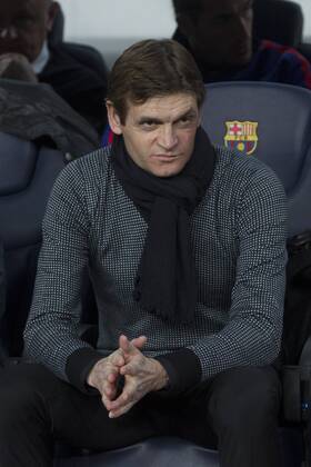 UEFA Champions League FC Barcelona v Paris Saint-Germain. El entrenador del FC Barcelona Tito Vilanova 