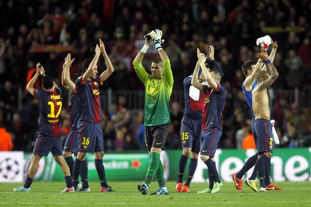 Barcelona, Camp Nou april 10. Champions League FC Barcelona vs PSG. Foto: R.SOLANA 