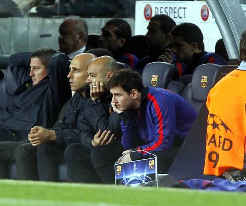 Barcelona, Camp Nou april 10. Champions League FC Barcelona vs PSG. Lionel Messi Foto: R.SOLANA 