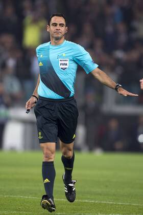 Carlos Velasco Carballo (Referee), APRIL 10, 2013 - Football Soccer : UEFA Champions League Quarter-final 2nd leg match between Juventus 0-2 Bayern Munchen at Juventus Stadium in Turin, Italy.  ( ptmb040722)