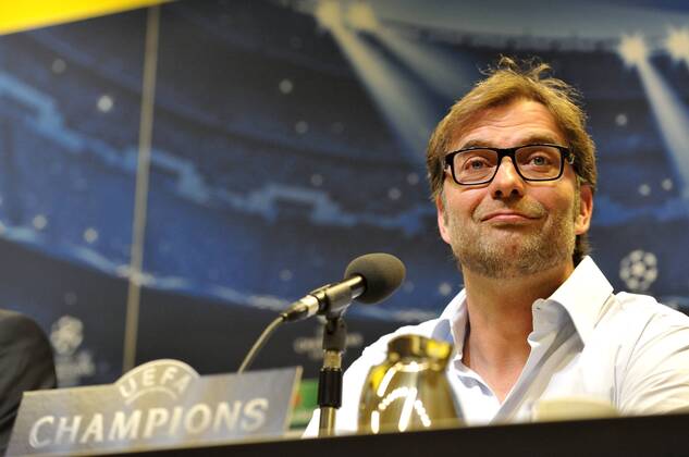 Jürgen Klopp, coach of Borussia Dortmund, in the press conference before the game - Signal Iduna Park- Dortmund- Germany - 23 04 2013 - 