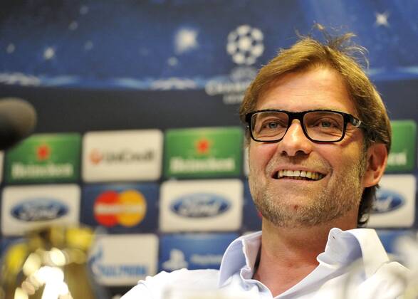 Jürgen Klopp, coach of Borussia Dortmund, in the press conference before the game - Signal Iduna Park- Dortmund- Germany - 23 04 2013 - 