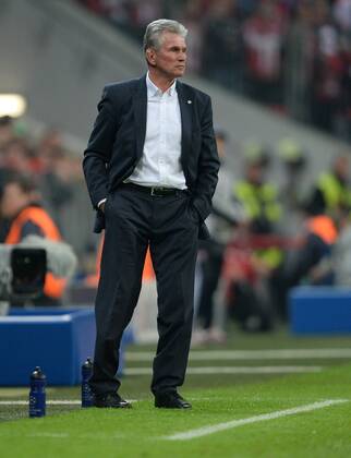 FUSSBALL CHAMPIONS LEAGUE HALBFINALE HINSPIEL 2012 2013 FC Bayern München - FC Barcelona 23.04.2013 Trainer Jupp Heynckes (FC Bayern München) 