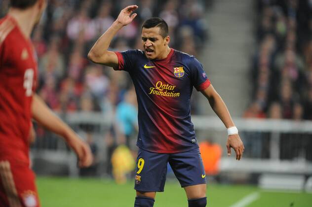 Alexis SANCHEZ 9 (FC Barcelona) unzufrieden EP_WSE
