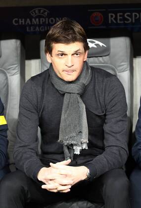 FUSSBALL - CL, Bayern vs Barcelona MUENCHEN,DEUTSCHLAND,23.APR.13 - FUSSBALL - UEFA Champions League, Halbfinale, FC Bayern München vs FC Barcelona. Bild zeigt Trainer Tito Vilanova (Barcelona). 