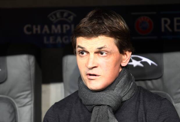 FUSSBALL - CL, Bayern vs Barcelona MUENCHEN,DEUTSCHLAND,23.APR.13 - FUSSBALL - UEFA Champions League, Halbfinale, FC Bayern München vs FC Barcelona. Bild zeigt Trainer Tito Vilanova (Barcelona). 