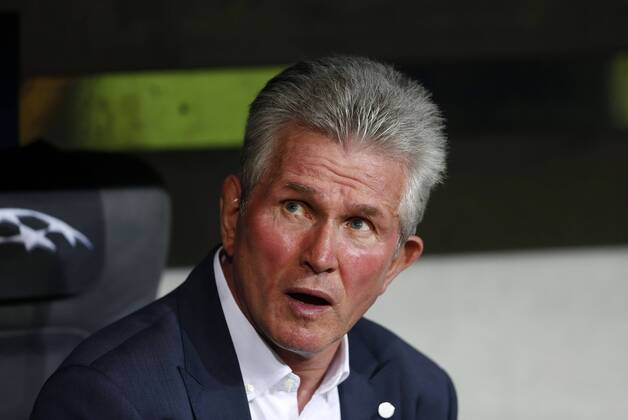 Munich s Jupp Heynckes looks on..Bayern Munich v Barcelona - Champions League, Semi Final 1st Leg- Allianz Arena, Munich- 23 04 13 - Picture David Klein Sportimage EDITORIAL USE ONLY. No use with unauthorised audio, video, data, fixture lists, club league logos or live services. Online in-match use limited to 120 images, no video emulation. No use in betting, games or single club league player publications.