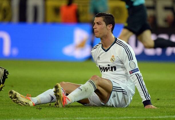 24.04.2013, xjhx,UEFA Champions League, Borussia Dortmund - Real Madrid, v.l. Cristiano Ronaldo (Real Madrid)