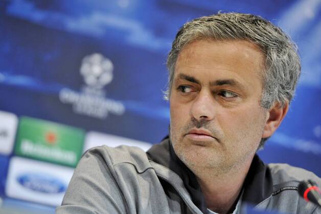 Jose Mourinho, coach and manager of Real Madrid C.F., during the training session - Real Madrid - Borussia Dortmund - UEFA Champions League 2012 2013 - Semifinal - Second Leg Match - Valdebebas - Madrid - Spain 29 04 2013 . @ Francesca Ceciarini NJF Media 