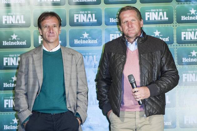 Bernd Schuster and Alfonso Perez attend Road to the Final by Heineken evento, JavierxOrtegaxPonce 