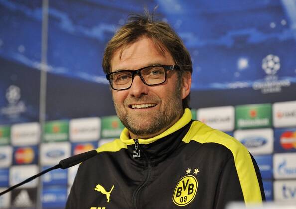Jürgen Klopp, coach of Borussia Dortmund, during the press conference before the match - Real Madrid - Borussia Dortmund - UEFA Champions League 2012 2013 - Semifinal - Second Leg Match - Estadio Santiago Bernabeu - Madrid - Spain 29 04 2013 .@ Francesca Ceciarini NJF Media 