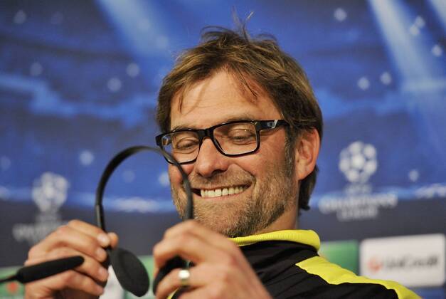 Jürgen Klopp, coach of Borussia Dortmund, during the press conference before the match - Real Madrid - Borussia Dortmund - UEFA Champions League 2012 2013 - Semifinal - Second Leg Match - Estadio Santiago Bernabeu - Madrid - Spain 29 04 2013 .@ Francesca Ceciarini NJF Media 