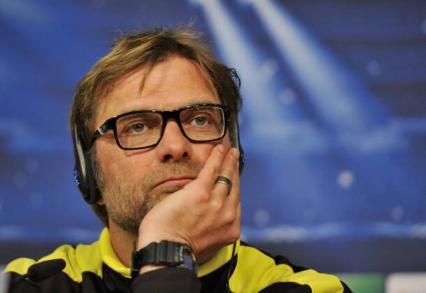 Jürgen Klopp, coach of Borussia Dortmund, during the press conference before the match - Real Madrid - Borussia Dortmund - UEFA Champions League 2012 2013 - Semifinal - Second Leg Match - Estadio Santiago Bernabeu - Madrid - Spain 29 04 2013 .@ Francesca Ceciarini NJF Media 