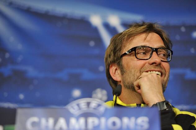 Jürgen Klopp, coach of Borussia Dortmund, during the press conference before the match - Real Madrid - Borussia Dortmund - UEFA Champions League 2012 2013 - Semifinal - Second Leg Match - Estadio Santiago Bernabeu - Madrid - Spain 29 04 2013 .@ Francesca Ceciarini NJF Media 