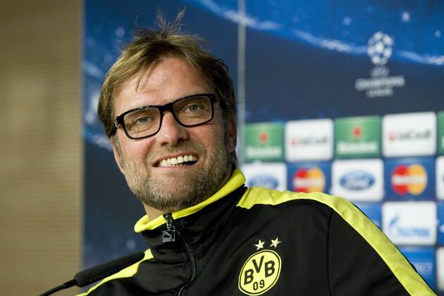 Trainer Jürgen KLOPP (Jürgen, DO) ist nachdenklich, Fussball Champions League, Pressekonferenz und Training von Borussia Dortmund (DO) am 29.04.2013 in Madrid Spanien
