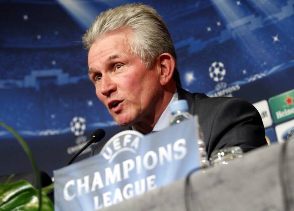 Pressekonferenz mit Trainer Jupp Heynckes zum Champions League Halbfinale in Barcelona 