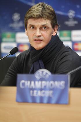 Tito Vilanova press conference after the Champions match vs Bayern. Foto. R. SOLANA 