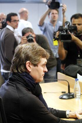 Tito Vilanova press conference after the Champions match vs Bayern. Foto. R. SOLANA 