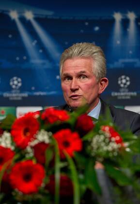 Trainer Jupp HEYNCKES (BAY) Fussball international UEFA Championsleague Saison 2012 2013: Offizielle Pressekonferenz des FC Bayern München im Hinblick auf das UCL Halbfinal-Rückspiel in Barcelona, Spanien am 30.04.2013,