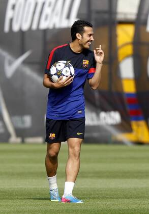 FC Barcelona session training: Pedro 
