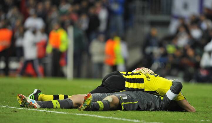 30.04.2013, UEFA Champions League Halbfinale, Real Madrid - Borussia Dortmund, v.l. Roman Weidenfeller(Borussia Dortmund)