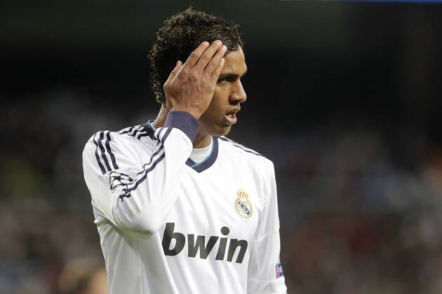 Real Madrid s Raphael Varane during UEFA Champions League match. April 30, 2013.  ()