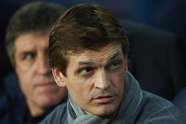 01.05.2013, UEFA Champions League Halbfinale, FC Barcelona - FC Bayern München, v.l. Tito Vilanova coach (FC Barcelona)