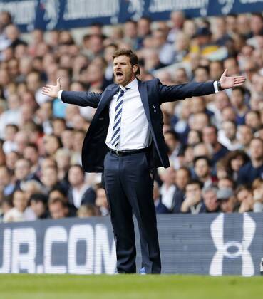 Tottenham s Andre Villas-Boas in action..- Barclays Premier League - Tottenham vs Southampton - White Hart Lane - London - 4th May 2013 - Pic David Klein Sportimage EDITORIAL USE ONLY. No use with unauthorised audio, video, data, fixture lists, club league logos or live services. Online in-match use limited to 120 images, no video emulation. No use in betting, games or single club league player publications.
