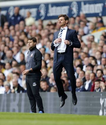 Tottenham s Andre Villas-Boas in action..- Barclays Premier League - Tottenham vs Southampton - White Hart Lane - London - 4th May 2013 - Pic David Klein Sportimage EDITORIAL USE ONLY. No use with unauthorised audio, video, data, fixture lists, club league logos or live services. Online in-match use limited to 120 images, no video emulation. No use in betting, games or single club league player publications.